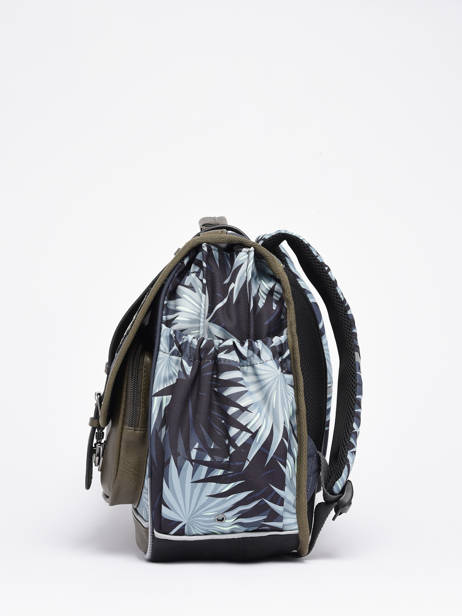 Boekentas 3 Compartimenten Cameleon Grijs vintage urban PBVBCA41 ander zicht 3